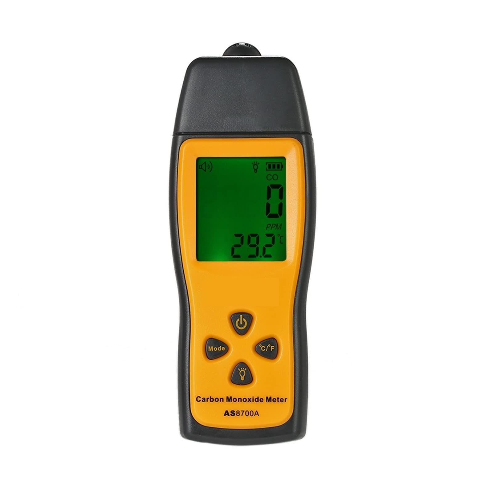 Miernik tlenku węgla Wyświetlacz LCD Tester gazu CO Ręczny monitor detektora Wskaźnik dźwiękowy i świetlny Alarm,Wysoka precyzja