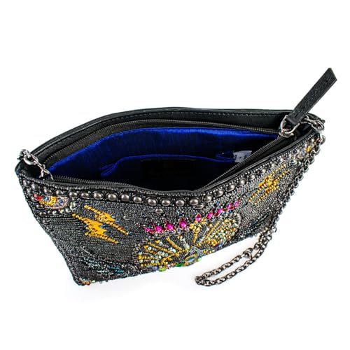 Mary Frances Starstruck Beaded Crossbody Handbag with Celestial Star Motif and Luxe Leather Accents Evening Bag, Multicolor3