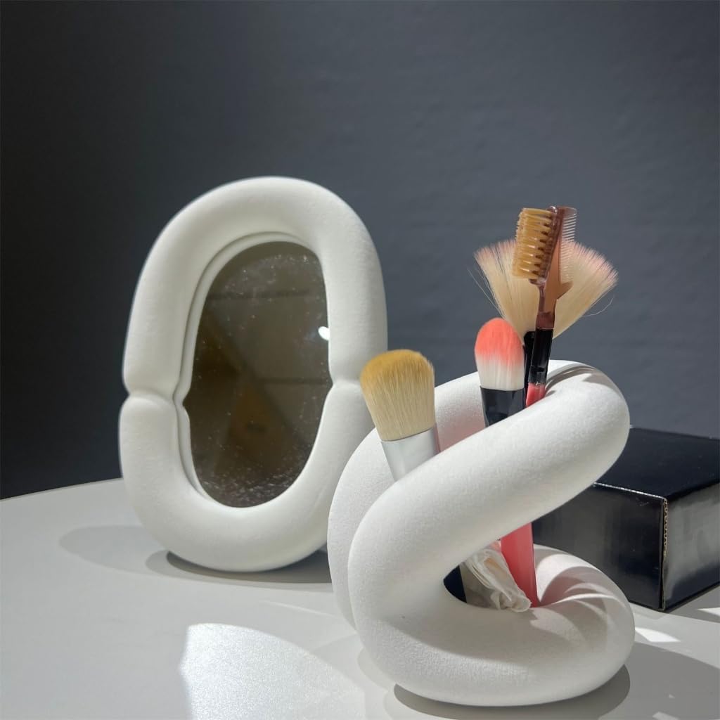 Soporte de cerámica para cepillos de dientes de cuerda, para decoración de dormitorio, hogar, baño
