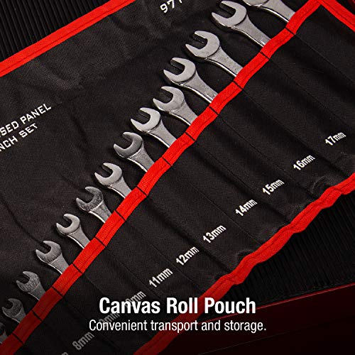 Sunex 9715A Metric Raised Panel Combination Wrench Set, 14 Piece #TOP4