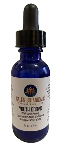 Youth Drops Anti-Aging Face Serum - With Proven Collagen, Apple Stem Cells, Hyaluronic Acid - Reduces Wrinkles & Fine Lines - Doctor Formulated,