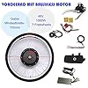 Kit de conversion pour vélo électrique 28" 48 V 1000 W - Moteur sans balais - Commande de moyeu - Kit de conversion de vélo électrique - Roues avant #3