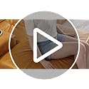 ovios Sectional Cloud Couch for Living Room, Modular Floor Sofa with Plush Corduroy, No Assembly Required, Big Comfy Couches Set with Fluffy Memory Foam, Stupendous U Shaped Sofas with Chaise, Brown