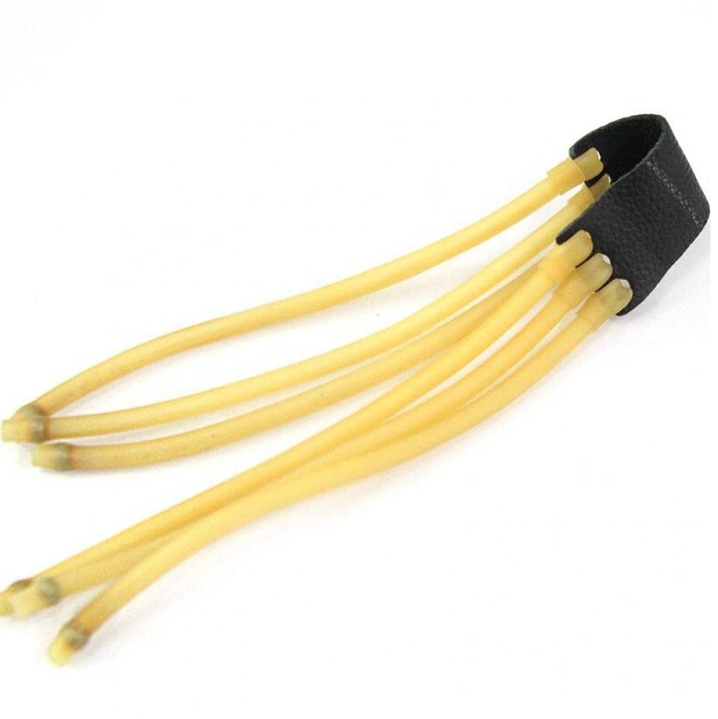 Ruluti As Shown Slingshot Elastic Rubber Bands Strong Power Durable Rubber Tube Bands For Catapult Anti-Slip Latex Bungee (Six Strips)