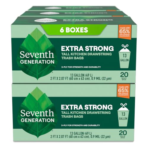 Seventh Generation 13 Gallon Kitchen Garbage Bags