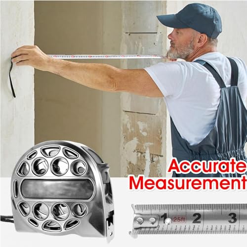 Règle rétractable double face en acier inoxydable 7m - 7