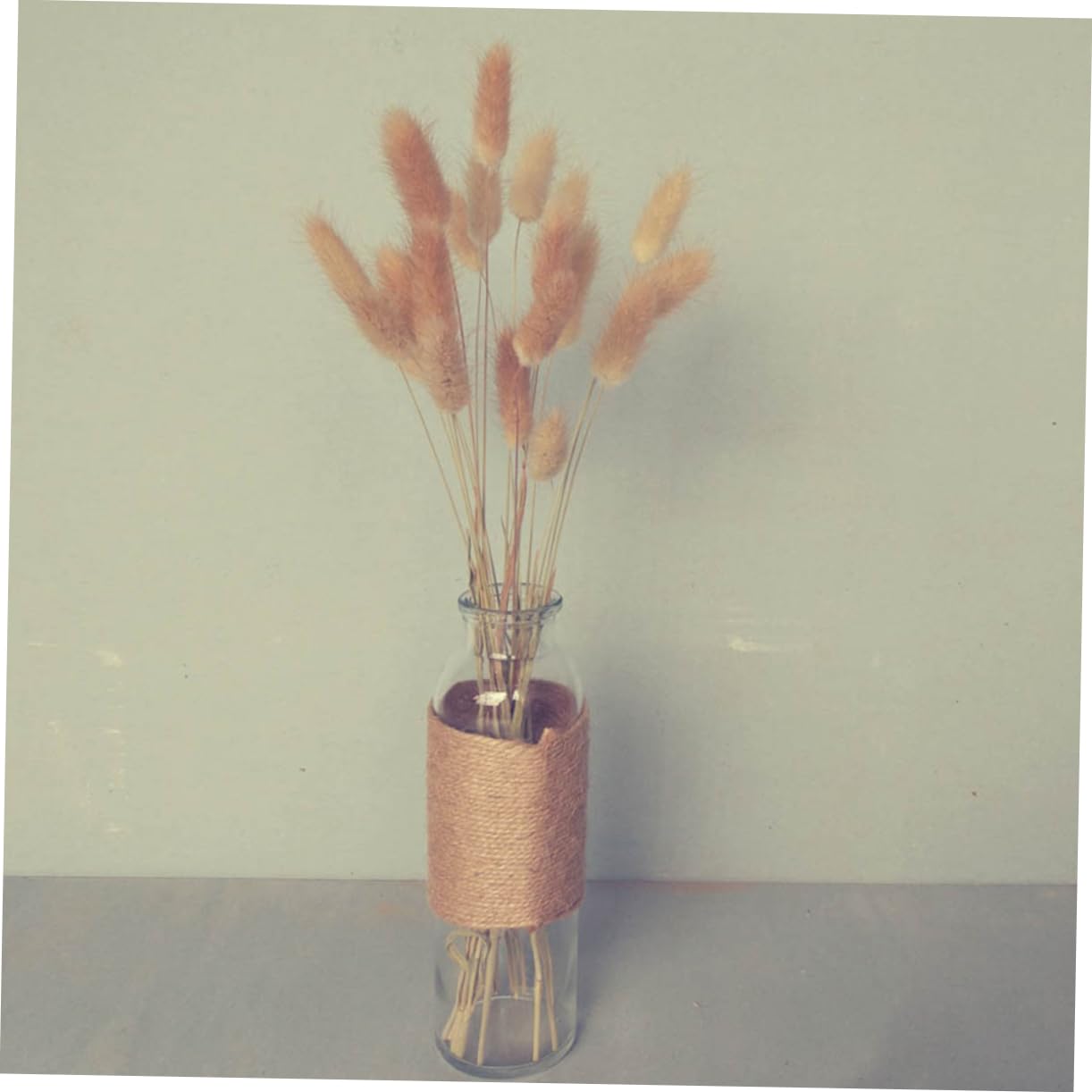 Abaodam 3pezzi Mazzi Di Fiori Secchi Pennisetum e Coniglio Per Decorazioni Naturali Bouquet Di Grano Per Casa e Matrimonio Decorazioni Per Ambienti Boho e Rurali