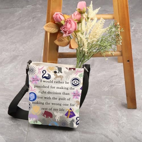 UJIMS Keeper Lost Cities Merch KOTLC Bookish Crossbody Bag Keeper Fans Gifts Foxfire Academy Gift4