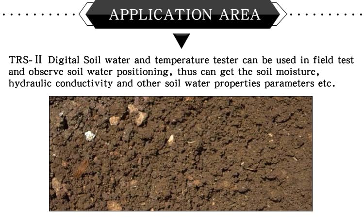 Soil Moisture Meter - Dual Sensor - Agricultural Field Use - Peak Hold, Backlit Display - for Precision Irrigation Management and Environmental Analysis