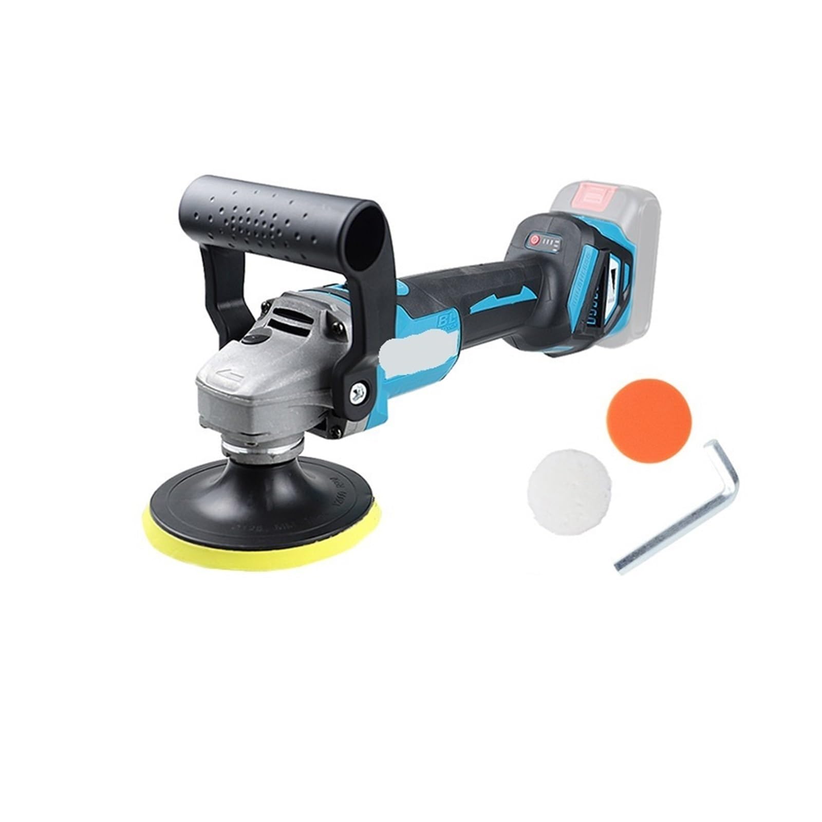 Pulidor Pulidora sin escobillas inalámbrica de ajuste de 6 velocidades, pulidora eléctrica de encerado de coche de 125mm(KIT 1)