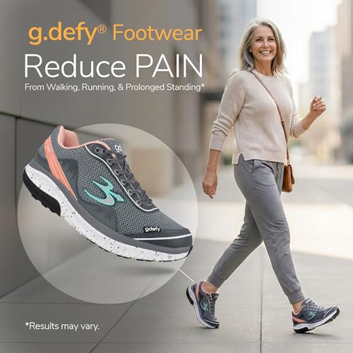 Image of Gravity Defyer womens Mighty Walk Athletic Inspired Sneakers