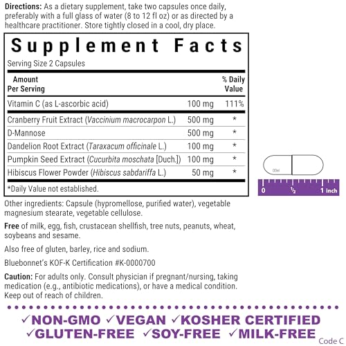 image for Bluebonnet Nutrition Urinary Tract Support, Cleanse & Flush*, Soy-Free