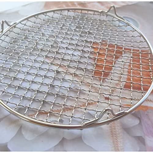 Stainless Steel Round Wire Baking Cooling Rack With Legs For Airfryer Oven, Nonstick Cooling Roasting Rack Net Grill Barbecue Rack For Cooling Cookie Bread Cake (250Mm/9.8") #TOP3