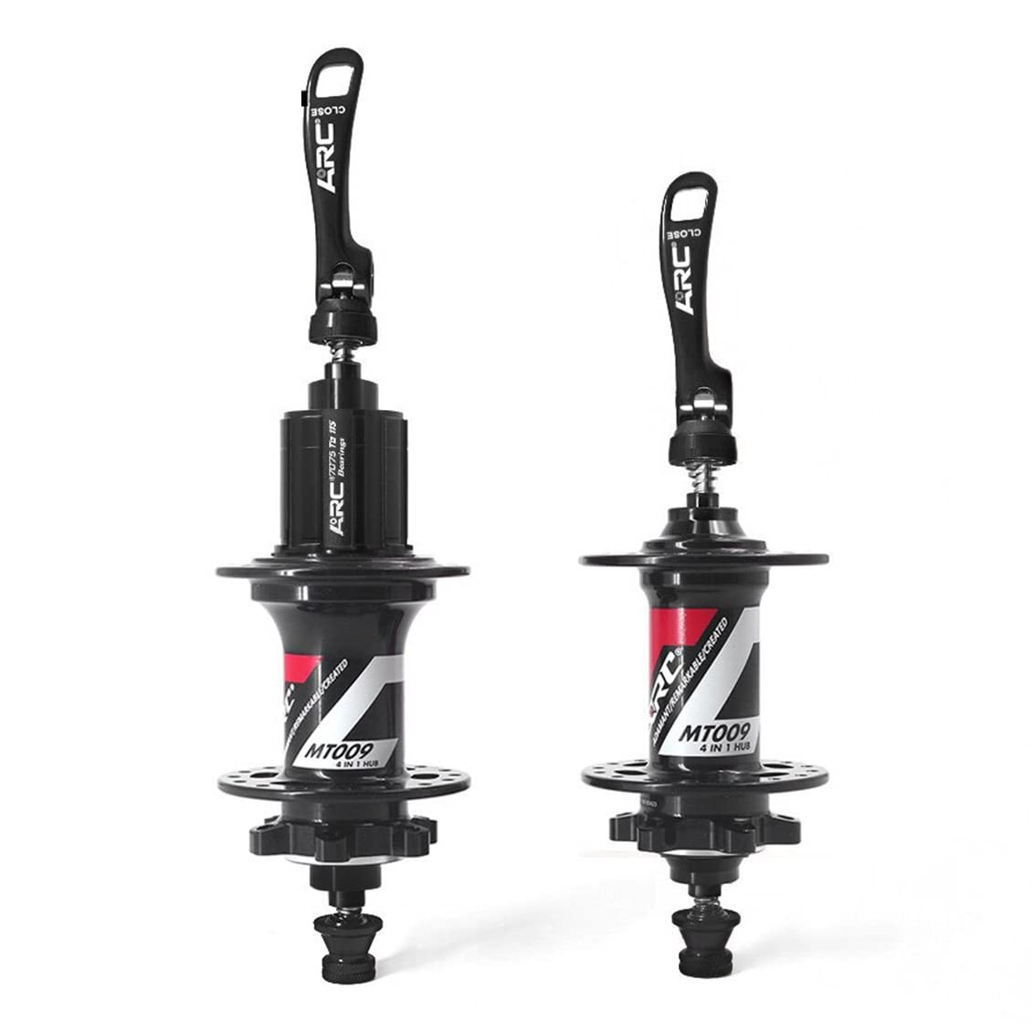 Buje MTB de 28/32/36 Orificios para Freno de Disco, con rodamientos sellados de liberación rápida para Cassette de 8, 9, 10 y 11 velocidades (Color: Negro, Tamaño 36H)