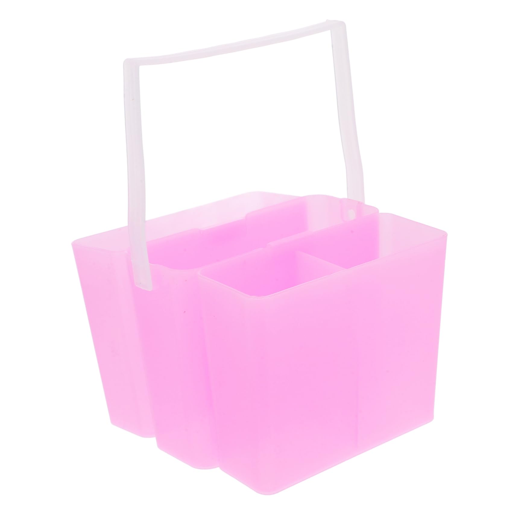 KONTONTY 3-in-1 Detachable Brush Washing Bucket Compact Art Paint Brush Basin Portable Bucket Organizer Versatile for Travel Artists