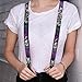 Buckle-Down mens Buckle-down - Joker Suspenders, Multicolor, 3.5 x 2.5 US
