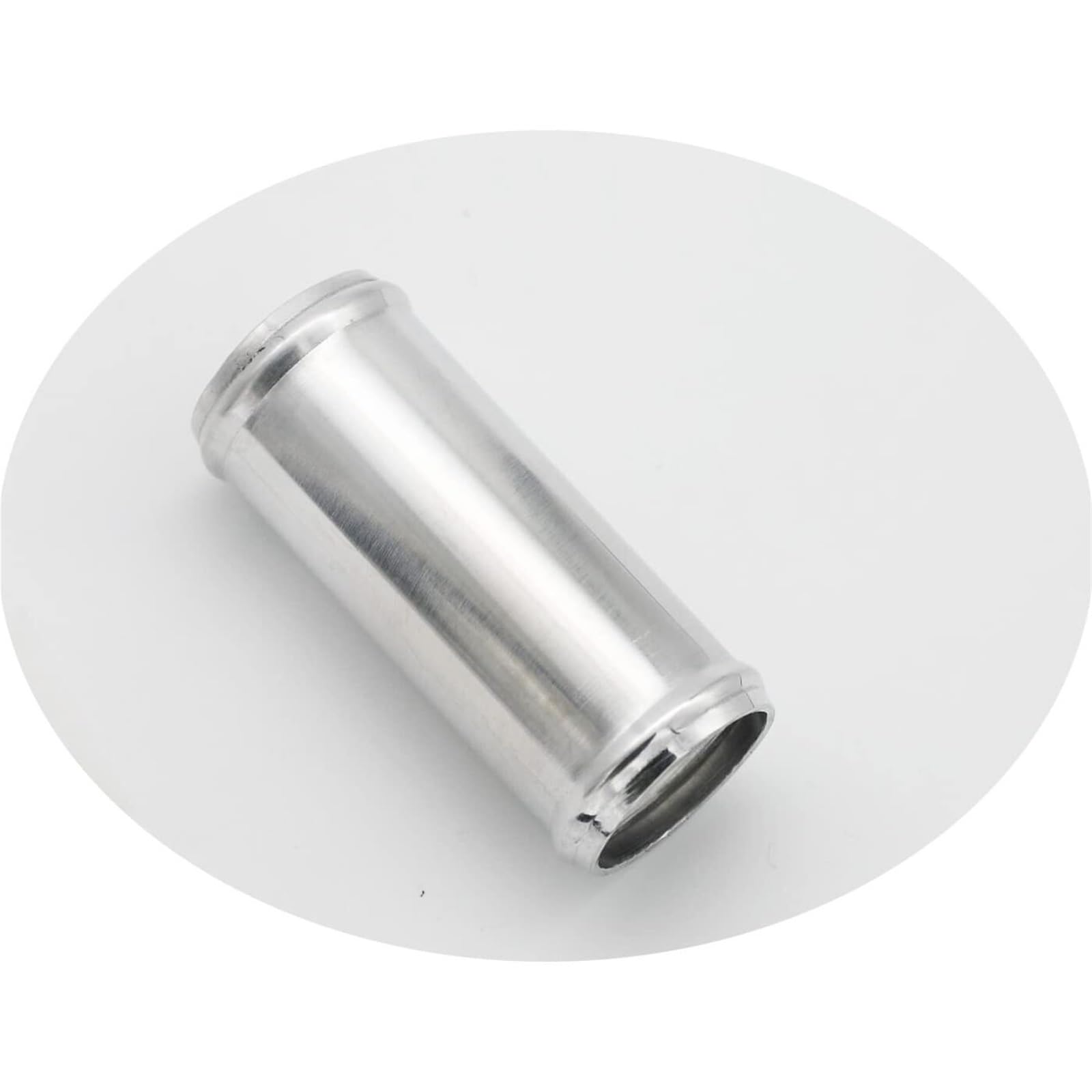 2 PCS Aluminum Hose Joiner Tube Intercooler Pipe Connector High Class Glossy Polished Treatment Air Intake with Bead Roll(OD 1.5" (38mm))