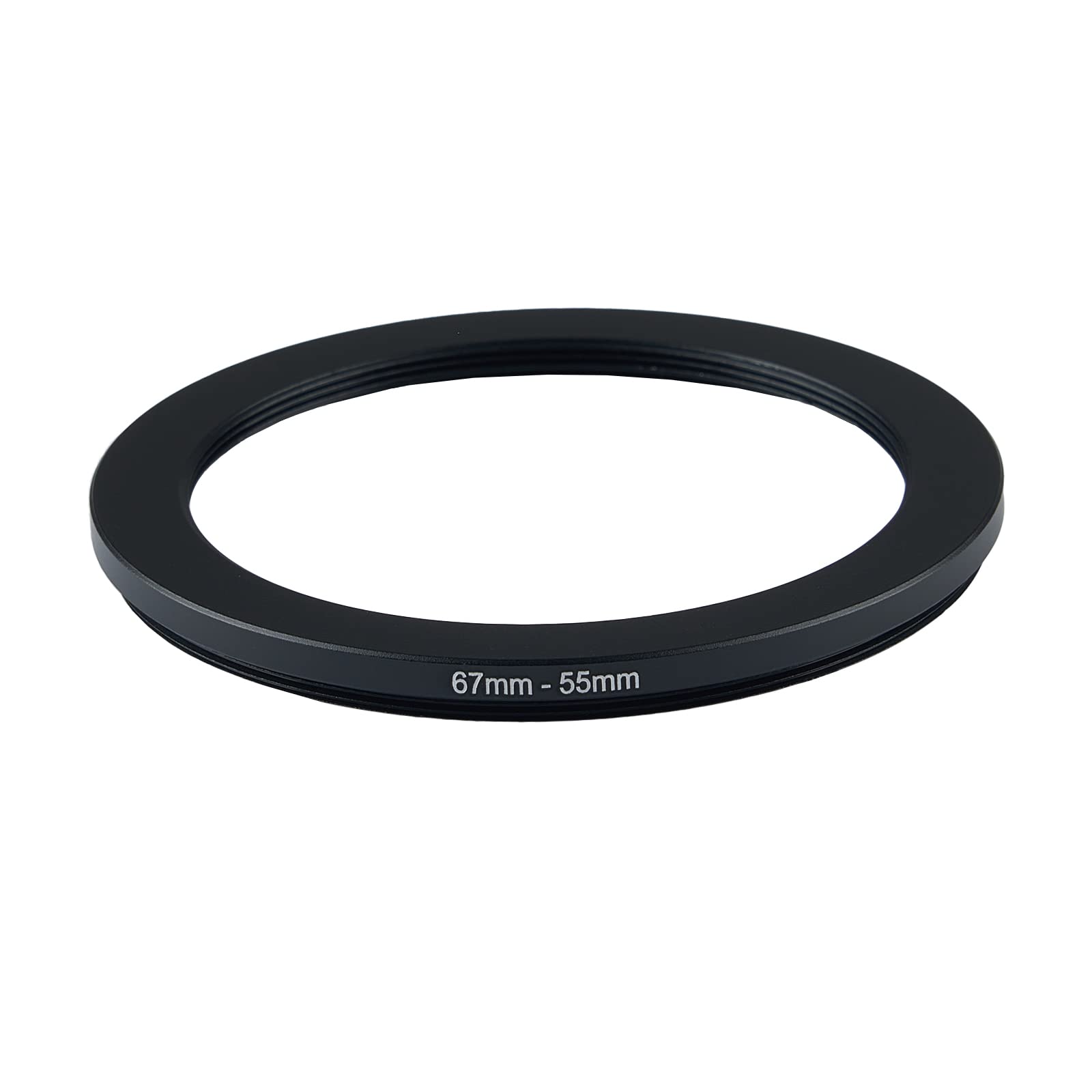 67mm to 55mm Step Down Ring Filter Adapter Metal Ring Step Down Rings Adapter Filter Compatible with All 55mm UV,CPL,ND,Lens Hood,Threaded Lens ect (67mm to 55mm)