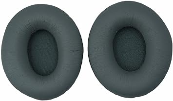 Solo1.0 Headset Replacement Ear Pads Cushions Covers Headphone Accessories Compatible with Monster Beats by Dr. Dre Solo 1.0 Wired Solo HD Wired On-Ear Headphones-Grey