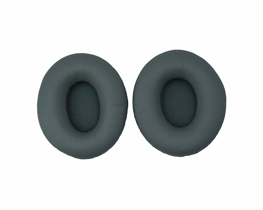 Solo1.0 Wired Headset Replacement Ear Pads Cushions Covers Headphone Accessories Compatible with Monster Beats by Dr. Dre Solo 1.0 Wired Solo HD Wired On-Ear Headphones-Grey-image-27