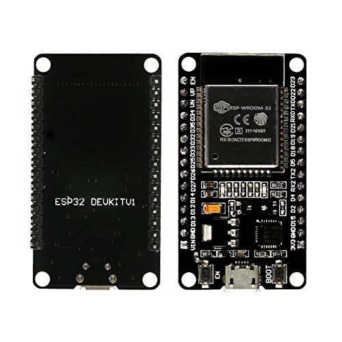 MELIFE 5 Pcs ESP32 ESP-32S Development Board 2.4GHz Dual-Mode WiFi + Bluetooth Dual Cores Microcontroller Processor Integrated with ESP32s Antenna RF AMP Filter AP STA for Arduino IDE