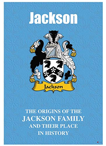 I LUV LTD Jackson Anglais Nom de Famille Livret D'histoire avec de Brefs Faits Historiques