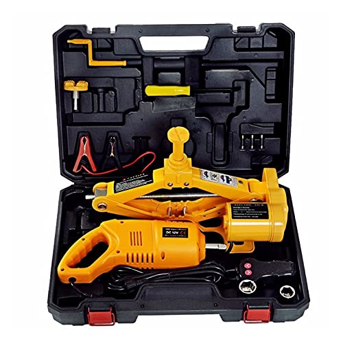 MYVVKIA Gato hidráulico eléctrico de 42 cm y 12 V, 3 T, Gato de Tijera para Coche, Herramienta de reparación de automóviles para Cambio de neumáticos eléctrico