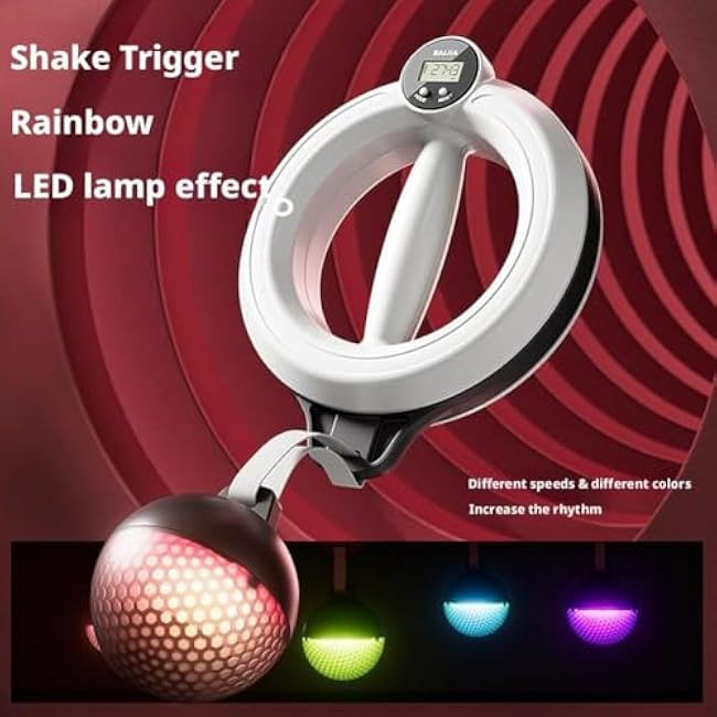 360¡ã Rotating Arm Workout Machine with LCD Display ¨C Forearm, Shoulder & Chest Strength Trainer for Men & Women ¨C Home Gym Equipment for Muscle Building, Weight Loss & Rehabilitation