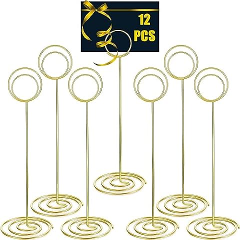 LATERN Gold Table Number Holders Set Cover