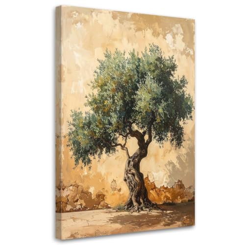 Impression toile arbre pour habiller un grand mur de salon