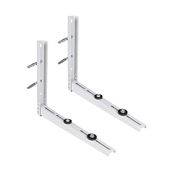 Forestchill Wall Mount Bracket, 2-Ways Mounting, fits Mini Split Ductless Outdoor Unit Air Conditioner Condensing Units Heat Pump System Condenser Universal, Support up to 240lbs, 7000-10000BTU