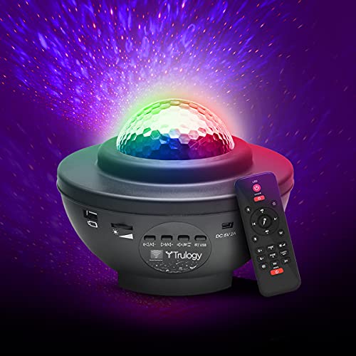 Trulogy Moon Star Lamp Projector Light for Kids Galaxy Wall Decor for Bedroom Ceiling Lounge Led Sky Space Toys Solar System Cool 3D Laser Light Remote Control