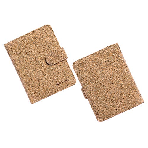 Cork Vegan Passport Holder with RFID Blocking