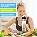 Liquid Savvy 24oz Water Infuser – Fruit Infused Water Bottle with Leak Proof Flip Top Lid, Tritan Plastic with Bottom Infusing Design with Neoprene Insulated Sleeve, Strainer & Bottle Brush (Black)