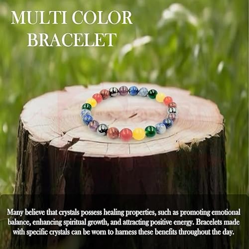 Image of Certified Crystal Bracelet | 8mm Beads | Stretchable Healing Bracelet | Bracelets for Men and Women |