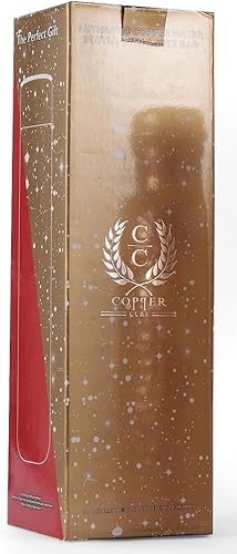 Miniatura 8 de Botella de agua de cobre con bolsa de yute, extra grande de 34 onzas, recipiente de cobre puro para beber, bebe más agua, botella de cobre para