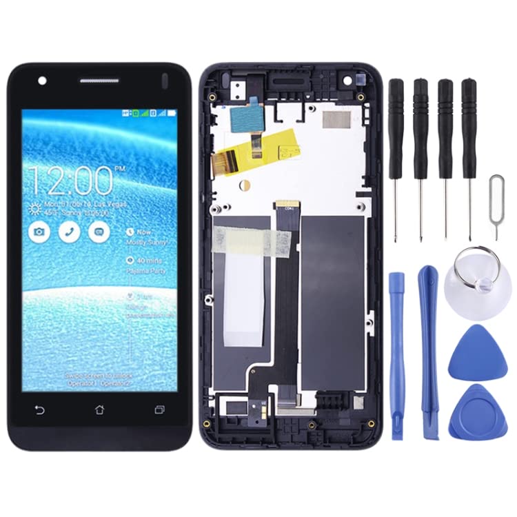 Pantalla LCD de teléfono móvil Pantalla LCD OEM para für for ASUS Zenfone C ZC451CG Z007 Digitizador Conjunto con Marco （Negro Parte de reparación