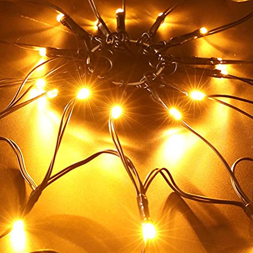 Luci a ragnatela per Halloween, luci a LED a