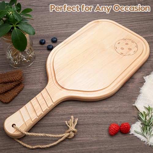 Tabla para picar rectangular de madera miniatura 5