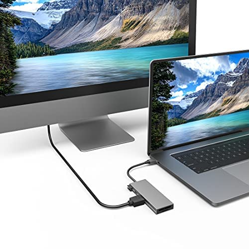 Hub Multiporta USB-C (USB 3.1) 6 Porte Grigio - Hub USB - Immagine 5