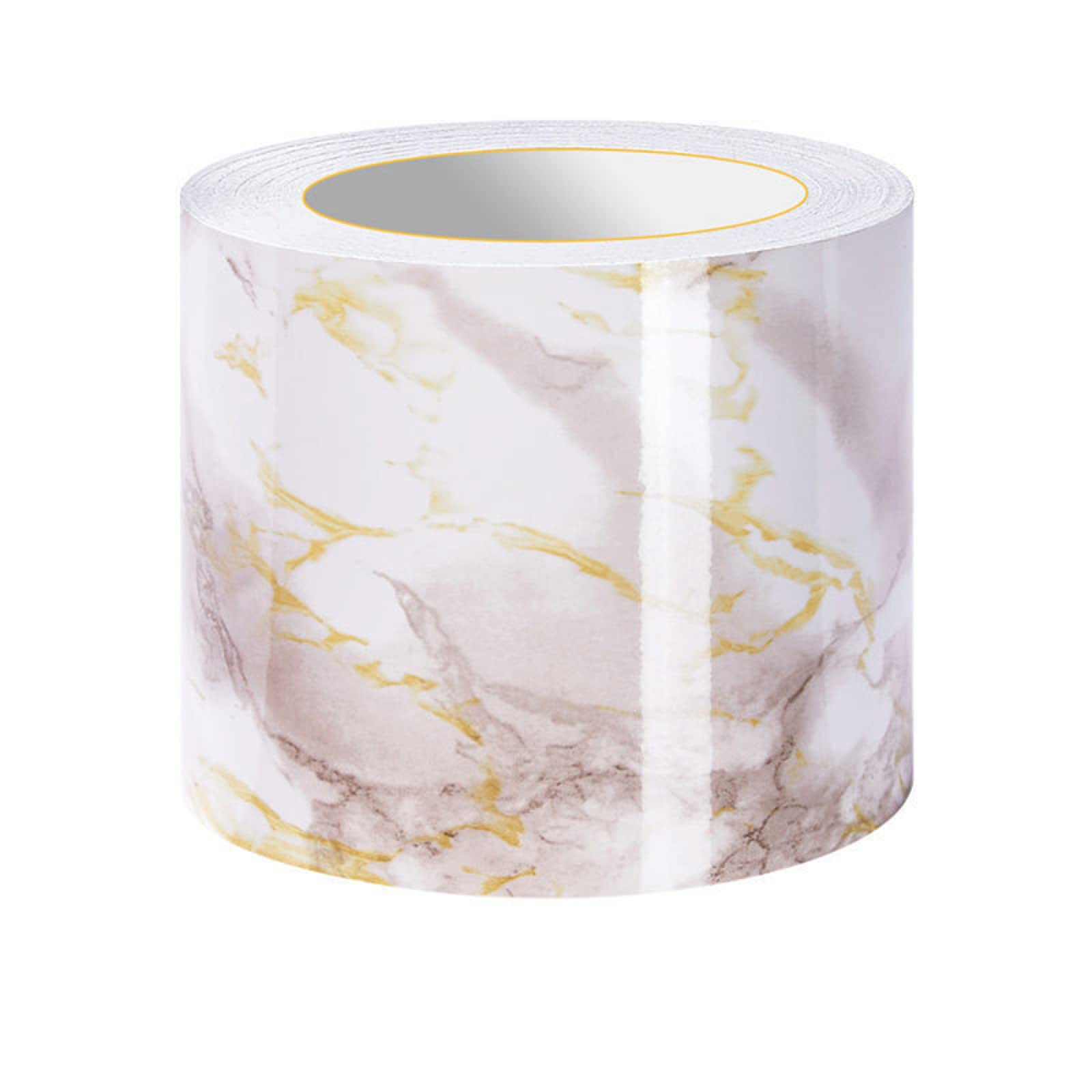 Guest Ruyunlai Amber Grey Wallpaper Border Stick And Peel Bedroom Bathrooms Kitchen Wall Decor Border Pvc Waterproof Wallpaper Border 12Cm X 500Cm