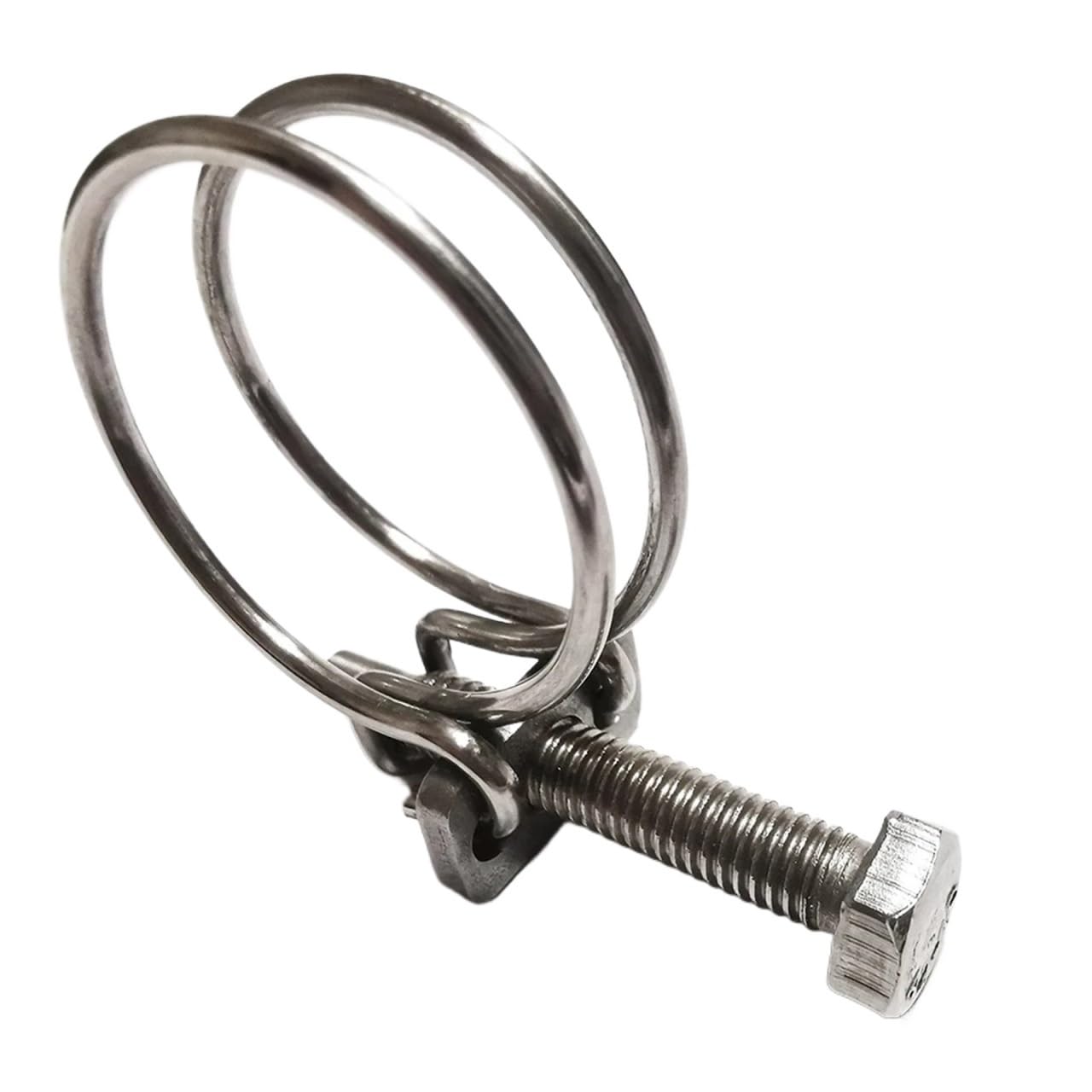 Double Wire Hose Clamp, 304 Stainless Steel Clips Pack of 10 Multiple Sizes(78-85mm)