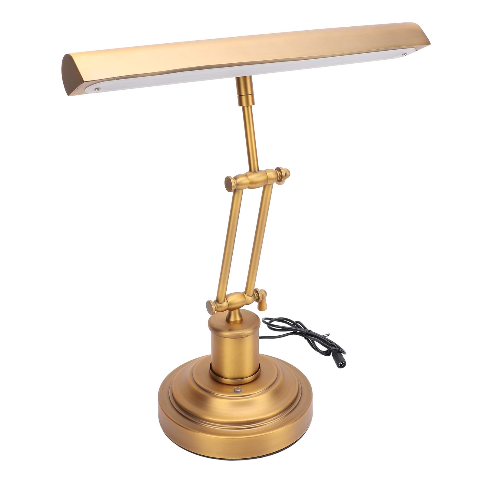 Akozon Lámpara de Piano Control Táctil 3000K a 6000K Ajuste de Brillo Continuo Apto para los Ojos 85 CRI Luz de Atril para Leer Tocar el Piano Luz Nocturna Color del (Enchufe de la UE)