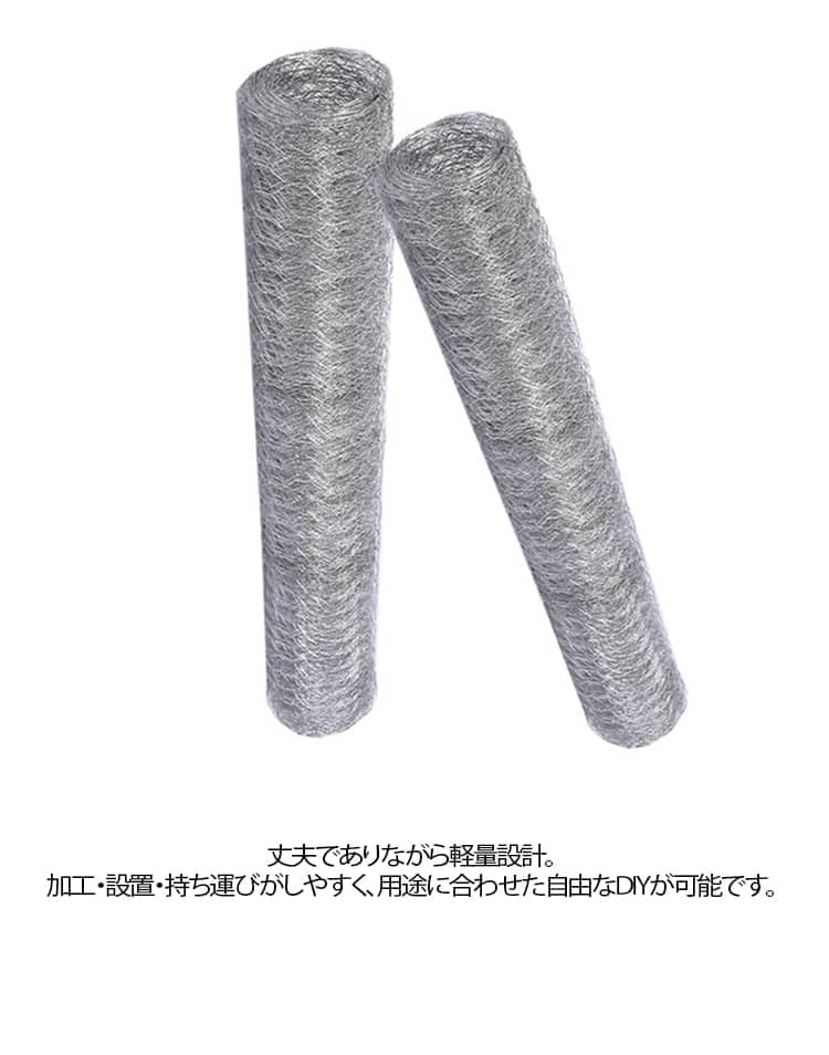 Amazon | 金網 ロール 亀甲金網 10m 15m 20m メッシュ 細かい ワイヤー