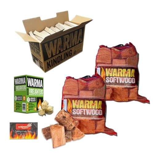 50L Softwood Logs with Kindling and Firelighters