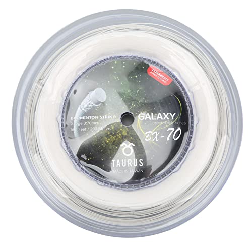 Cuerda de raqueta de bádminton de nailon Keenso POWERTI BX70 en color blanco