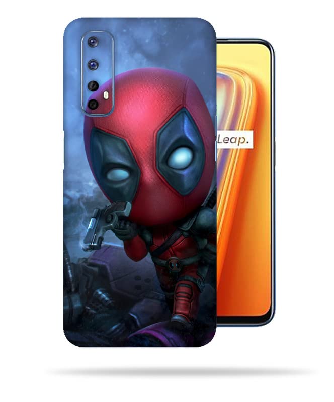 Image of Piddu Deadpool Skin Back Protector Film Ultra Thin Scratch Resistant Vinyl (Not Case and Cover) for Realme 7