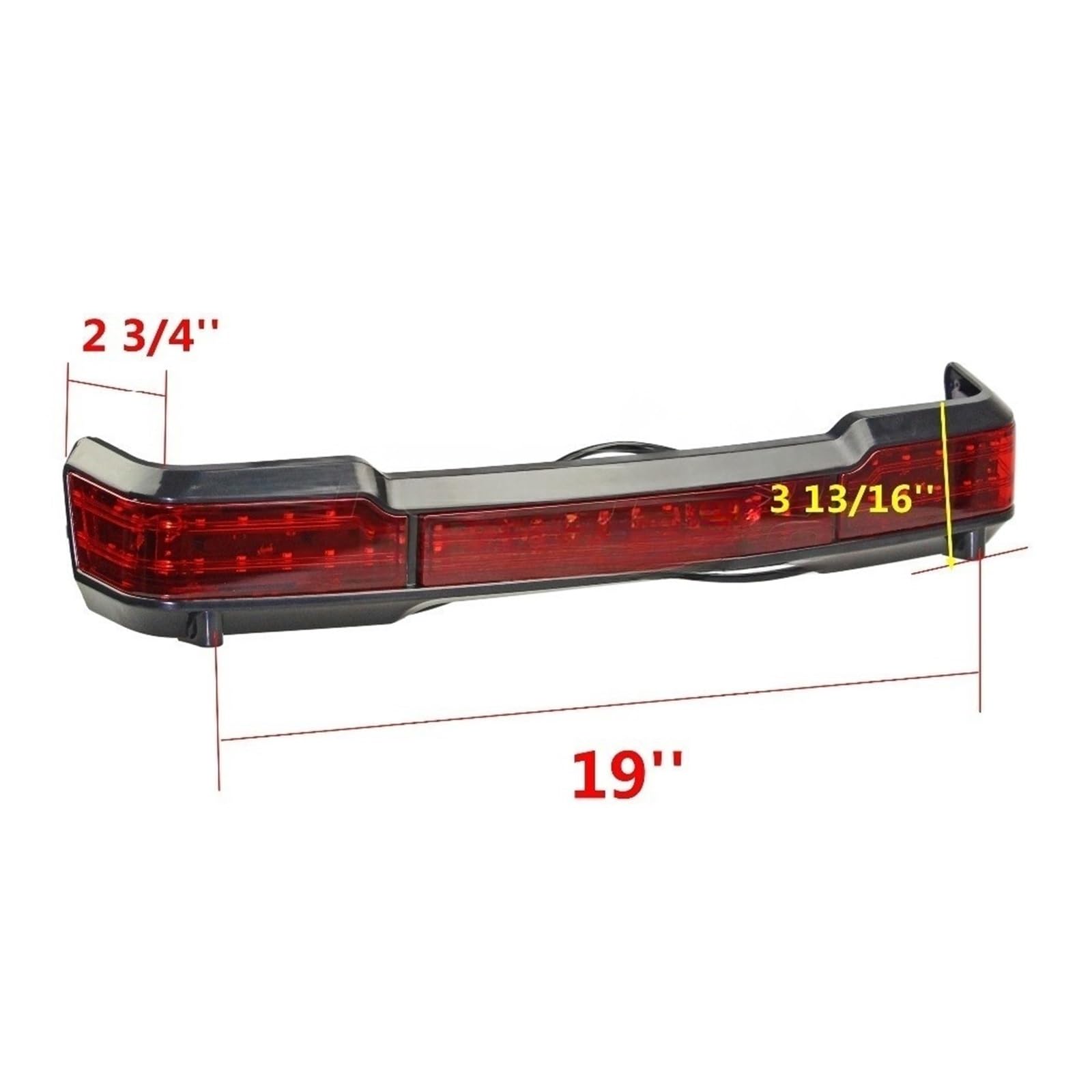 Motociclo Freno Luce Luce Posteriore A LED Per Moto, Stop E Freno, Per Classic, Per Ultra King Tour, Trunk Pack 97-15, FLHT, Luci Posteriori