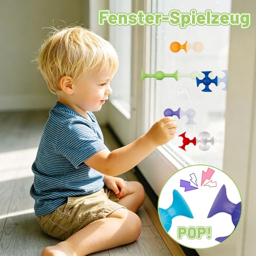 Jouet à ventouse pour bébé et jeu interactif éducatif de baignoire - 4