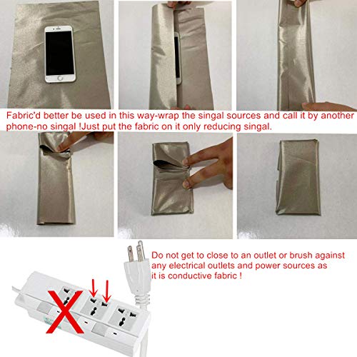 Amradield SVIIDGE Soft Conductive Copper Nickel Plated Electricity Magnetic Rf Shielding Fabric thumb #4